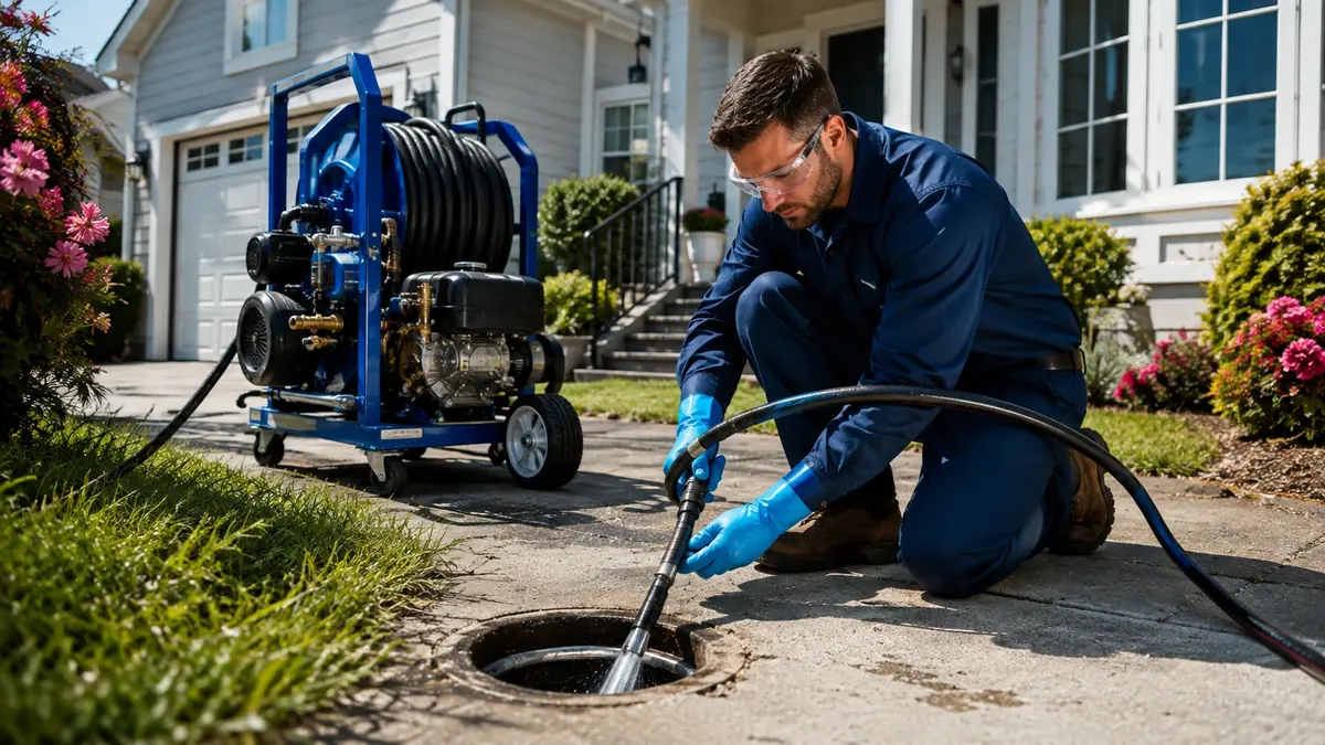 Residential Hydro Jet Drain Cleaning in Mc Farland